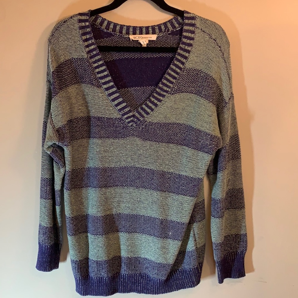 BCBGENERATION- Striped oversized sweater